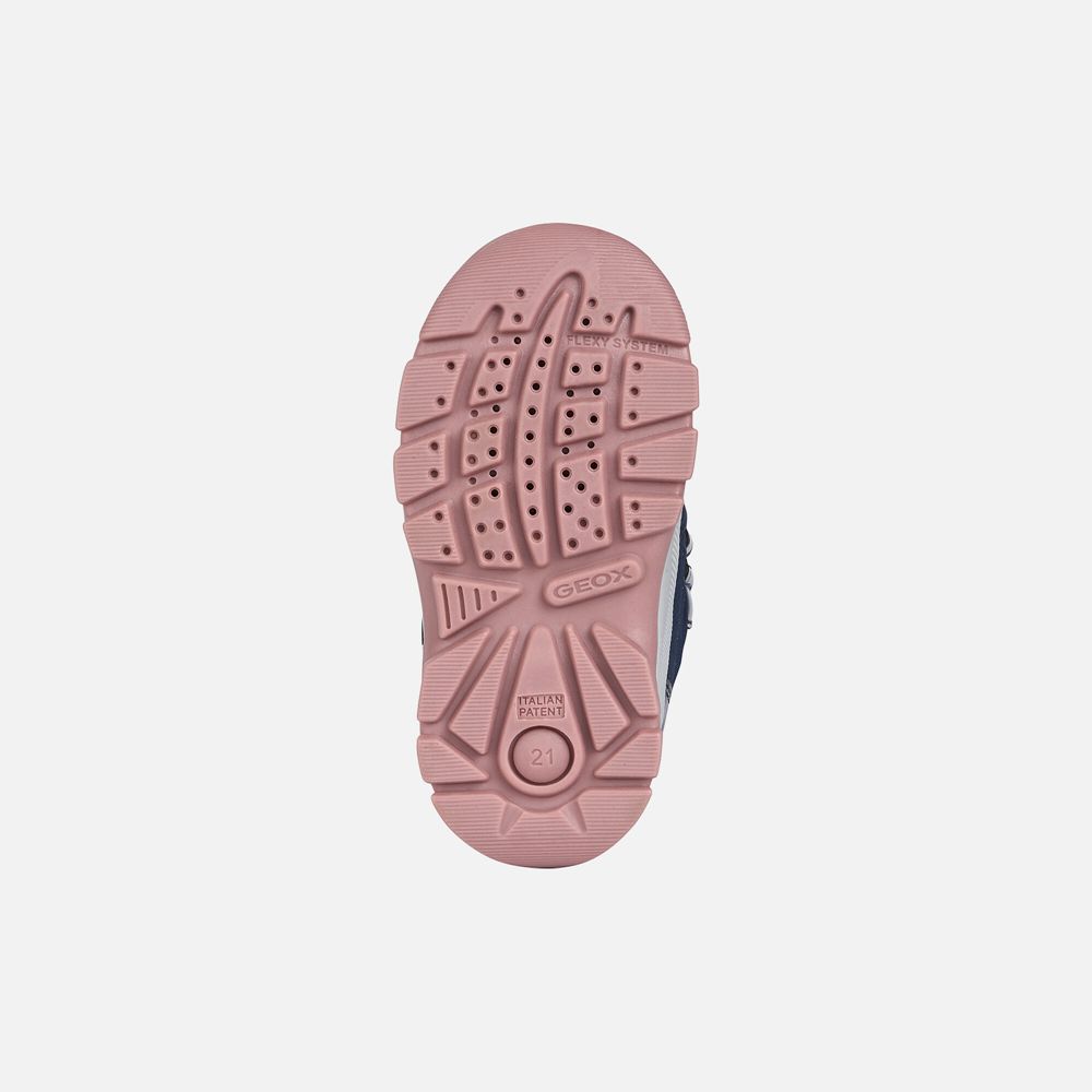 Geox Bebek Bot Lacivert - Flanfil Abx Girl - NBS-180427